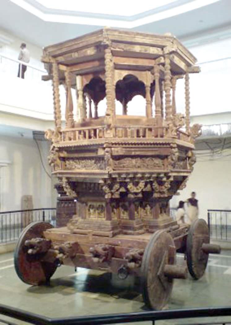 Уникальная 250-летняя колесница будет отправлена на реставрацию